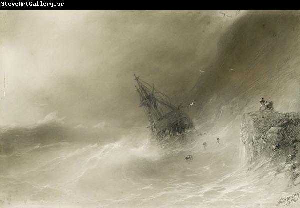 Ivan Aivazovsky Shipwreck